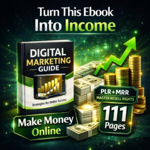 Make Money Online eBook (PLR/MRR) | 111 Pages Canva Editable