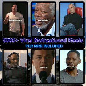 5000+ Viral Motivation Reels Pack | PLR & MRR Included
