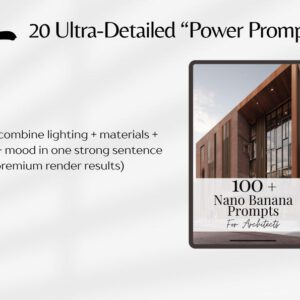 Nano Banana AI Prompts for Architects | Architecture Rendering Prompts & PDF Templates