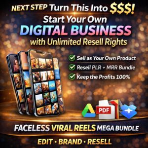 250K+ Faceless Viral Reels | Instagram, TikTok & YouTube (PLR/MRR)
